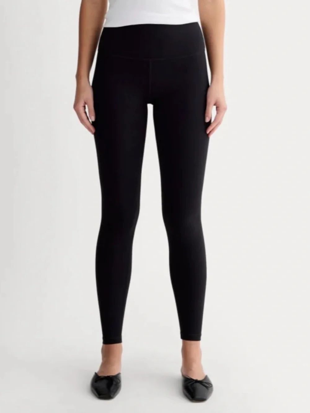 Everlane Black 25 inch inseam ReNew high waist leggings size medium